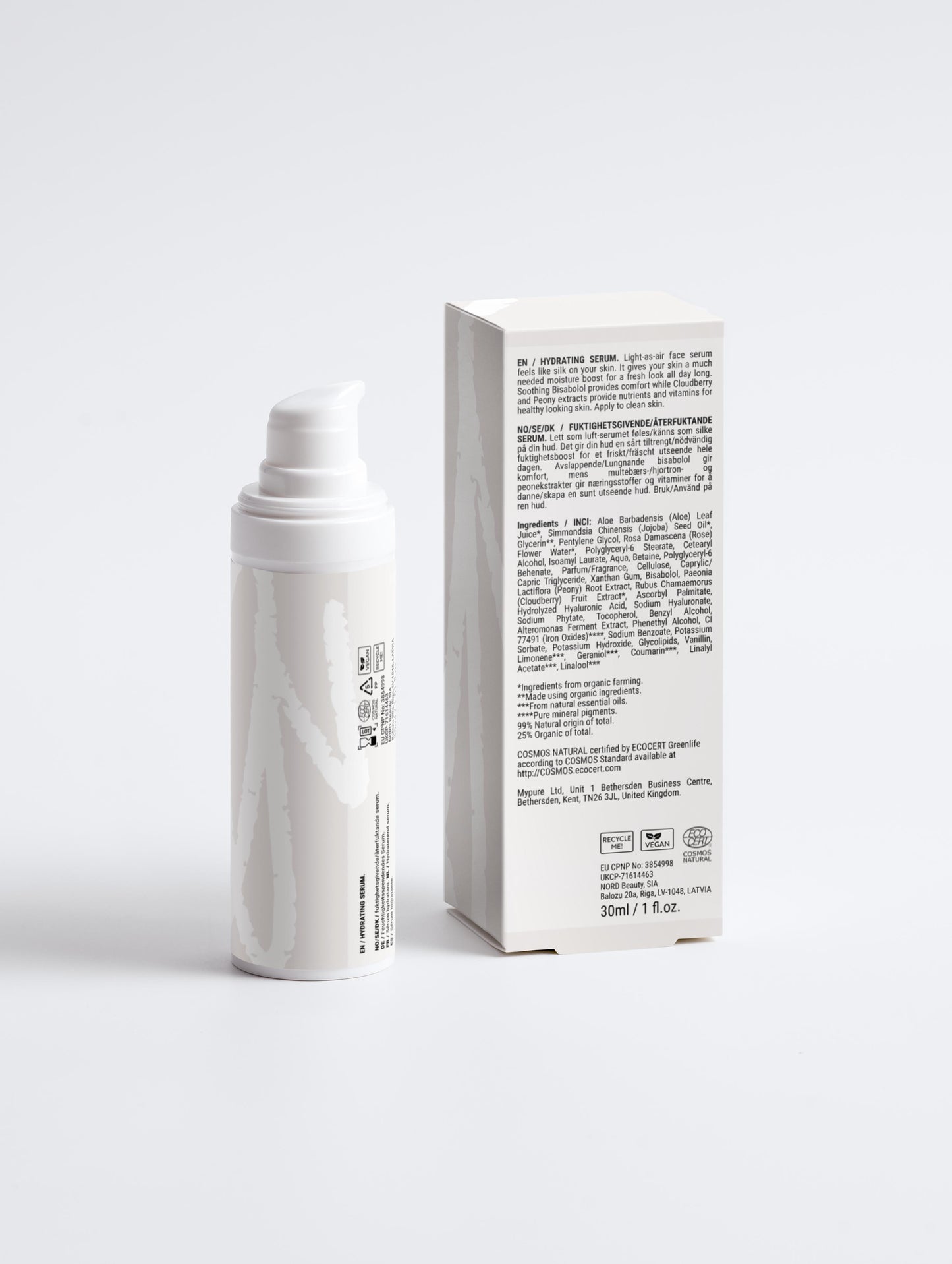 Hydrating Serum – Hyaluronic Acid 2% – Feuchtigkeitspflege – Anti-Aging – 30ml